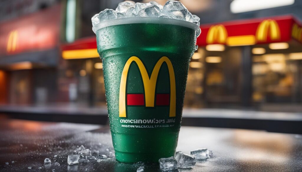 largest size drink at mcdonald's