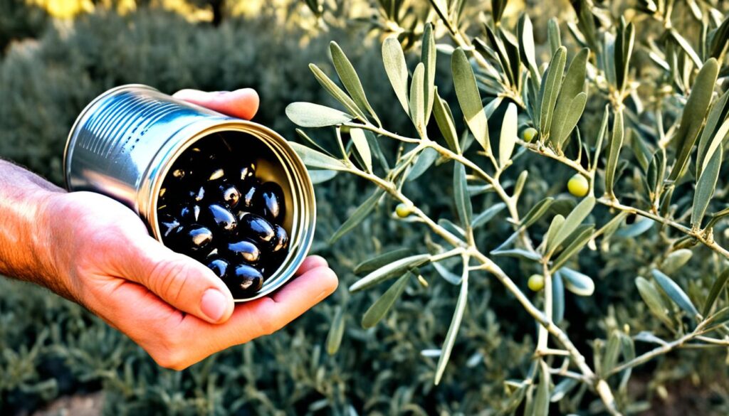 canning black olives