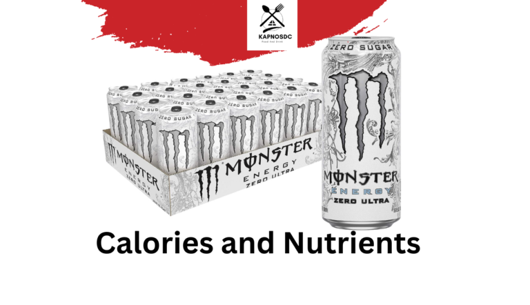 How Many Calories In A White Monster