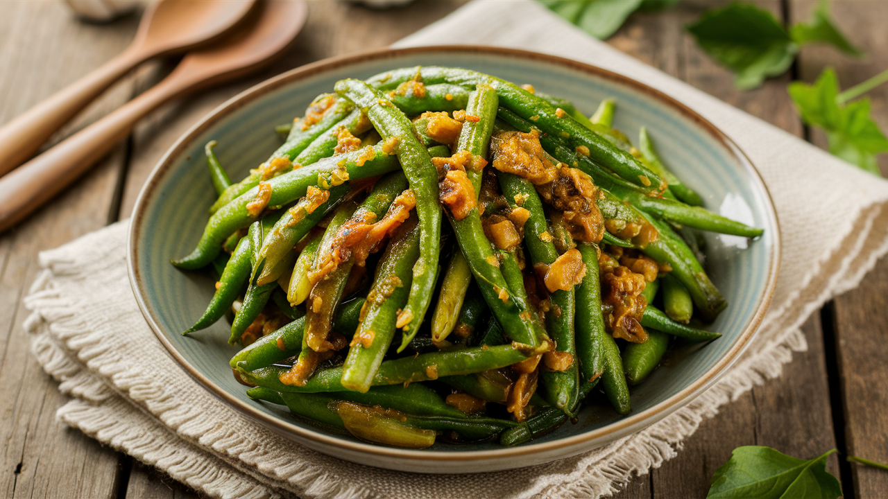 Garlic Green beans