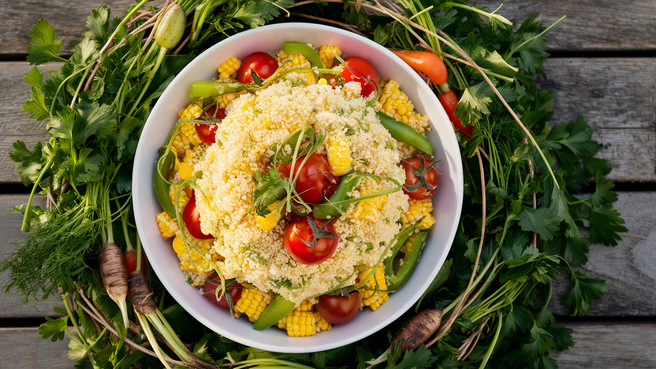 Summer couscous salad