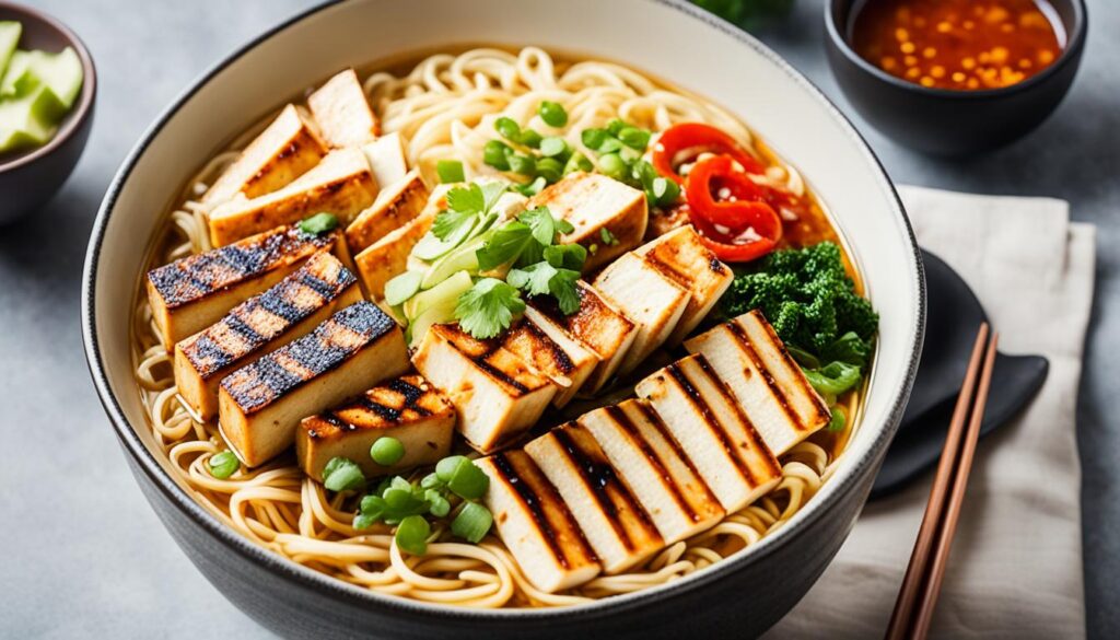 tofu ramen topping