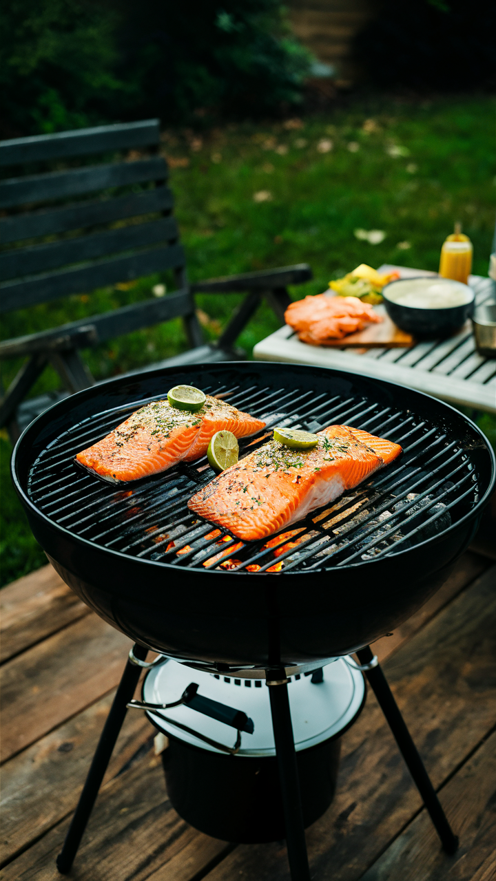 Grilled salmon
