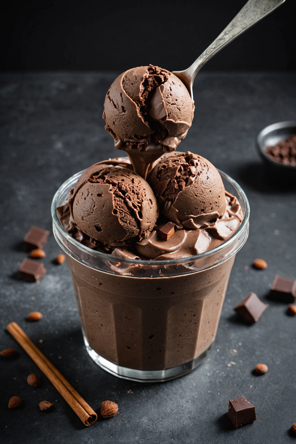 1. Double Chocolate Ninja Creami Protein Ice Cream