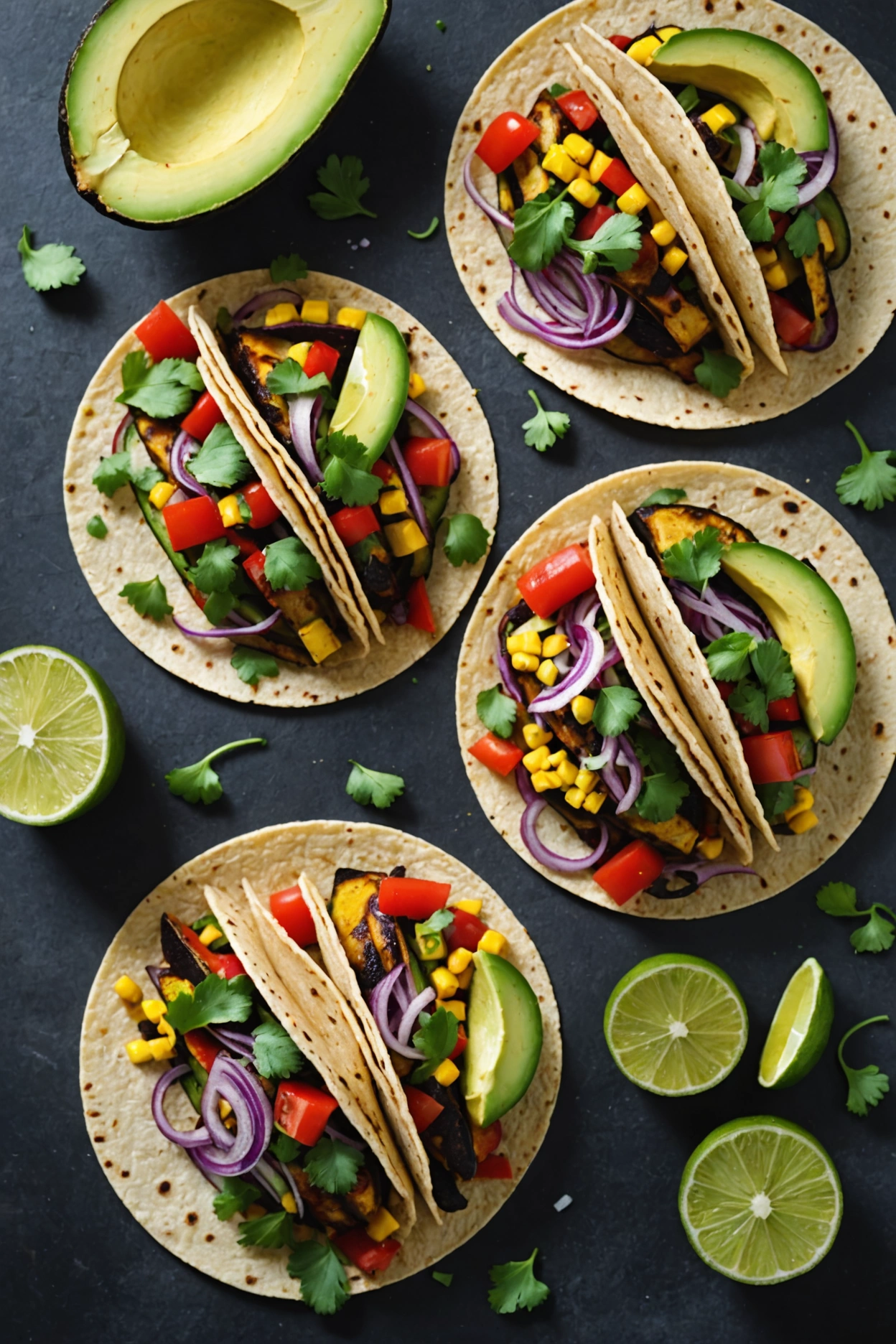 1. Grilled Veggie Vegan Tacos