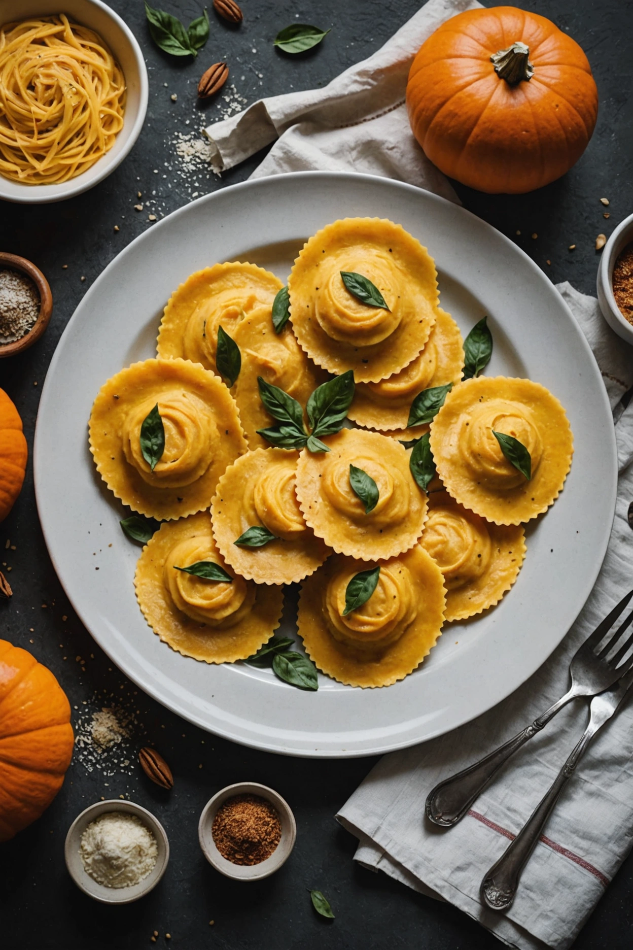 1. Pumpkin Ravioli