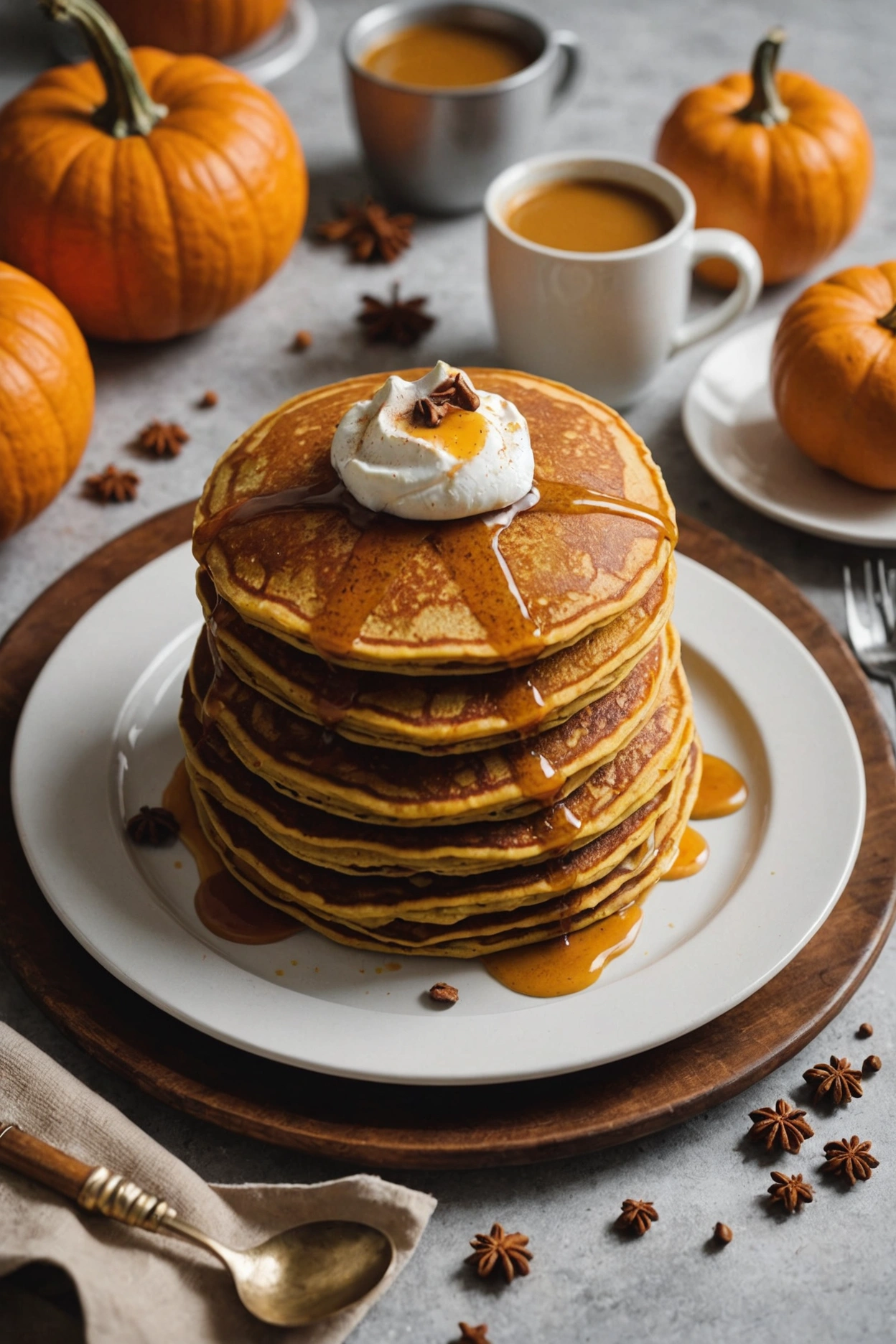 1. Pumpkin Spice Pancakes