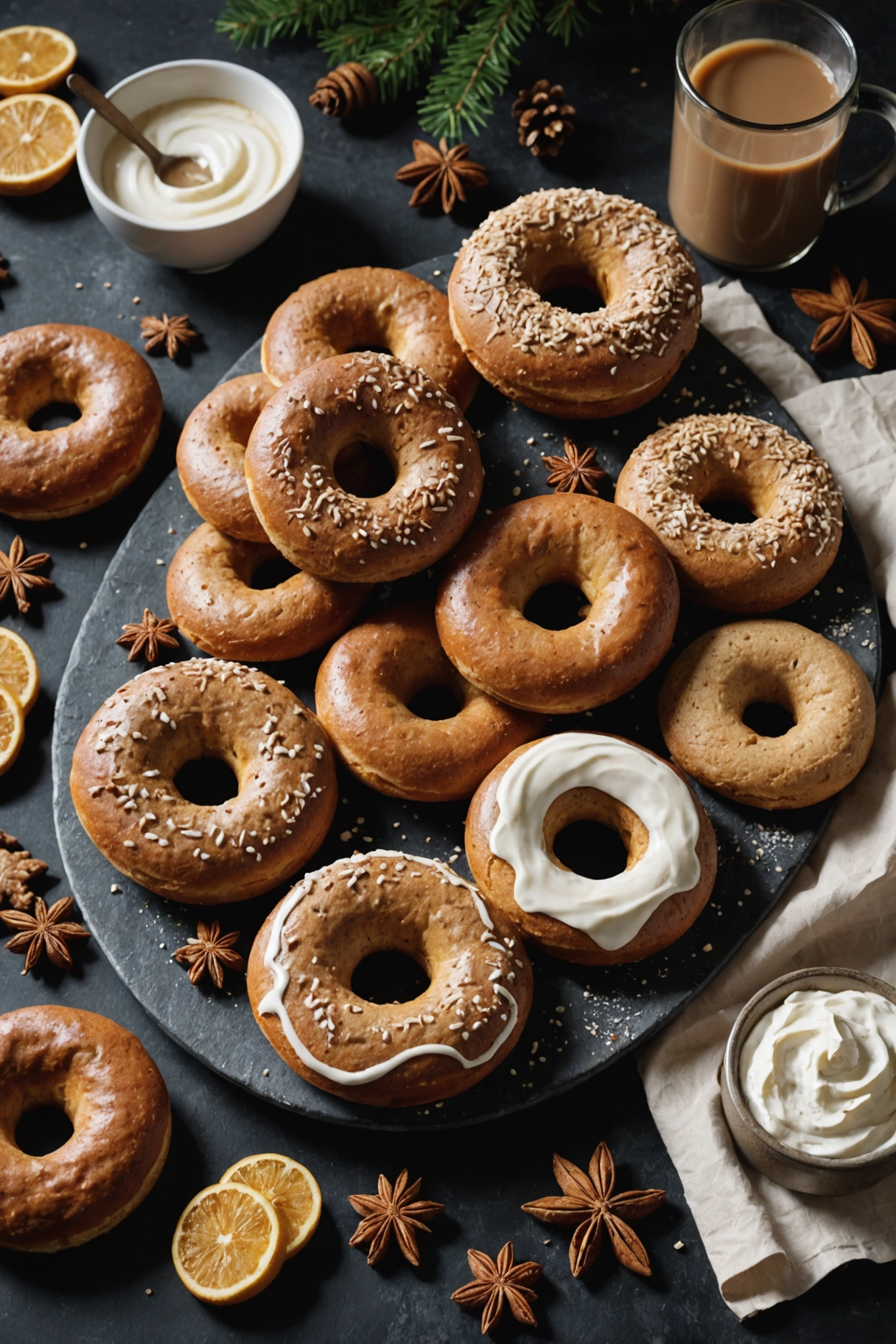 10. Gingerbread Bagels