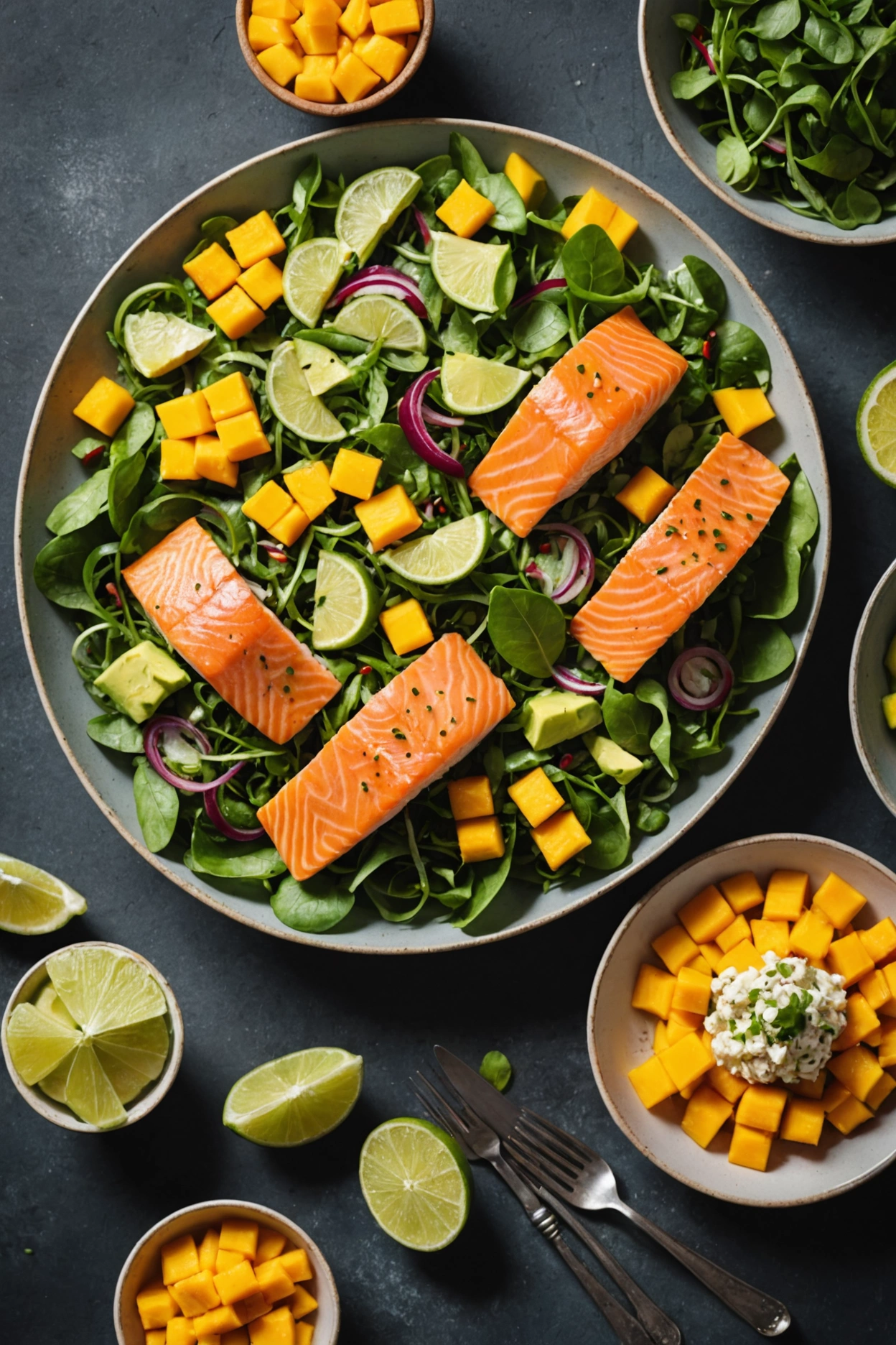 10. Mango Salmon Salad