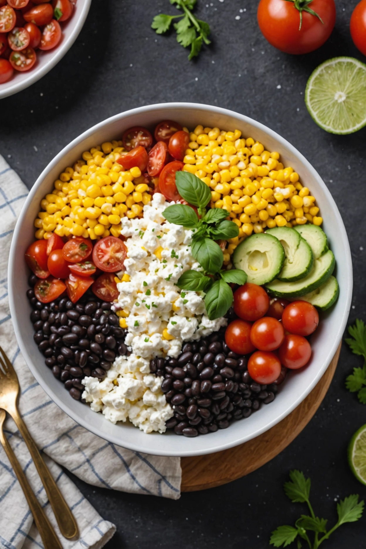 10. Southwest Cottage Cheese Dinner Bowl