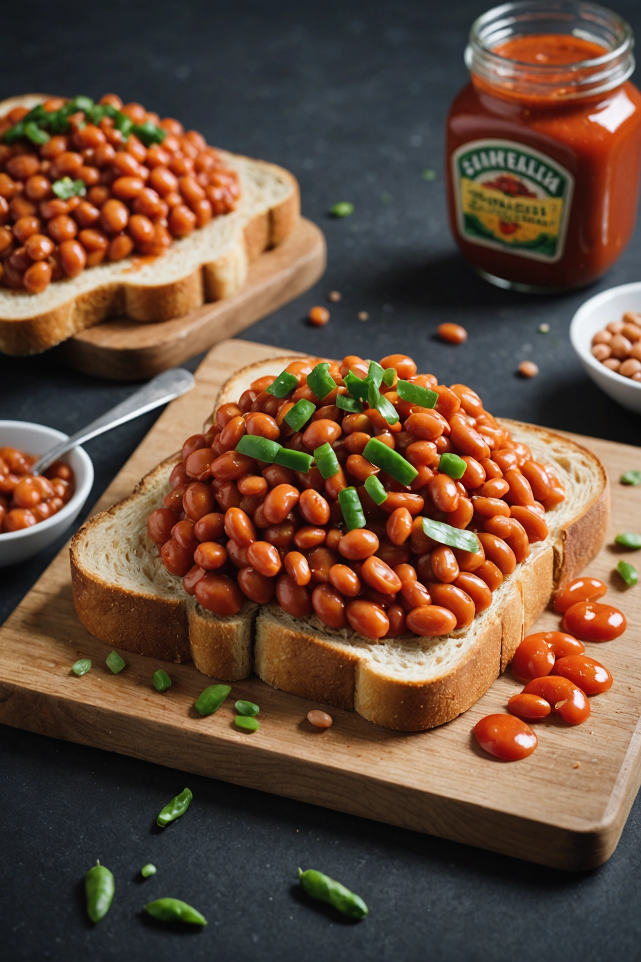 10. Sriracha Beans on Toast