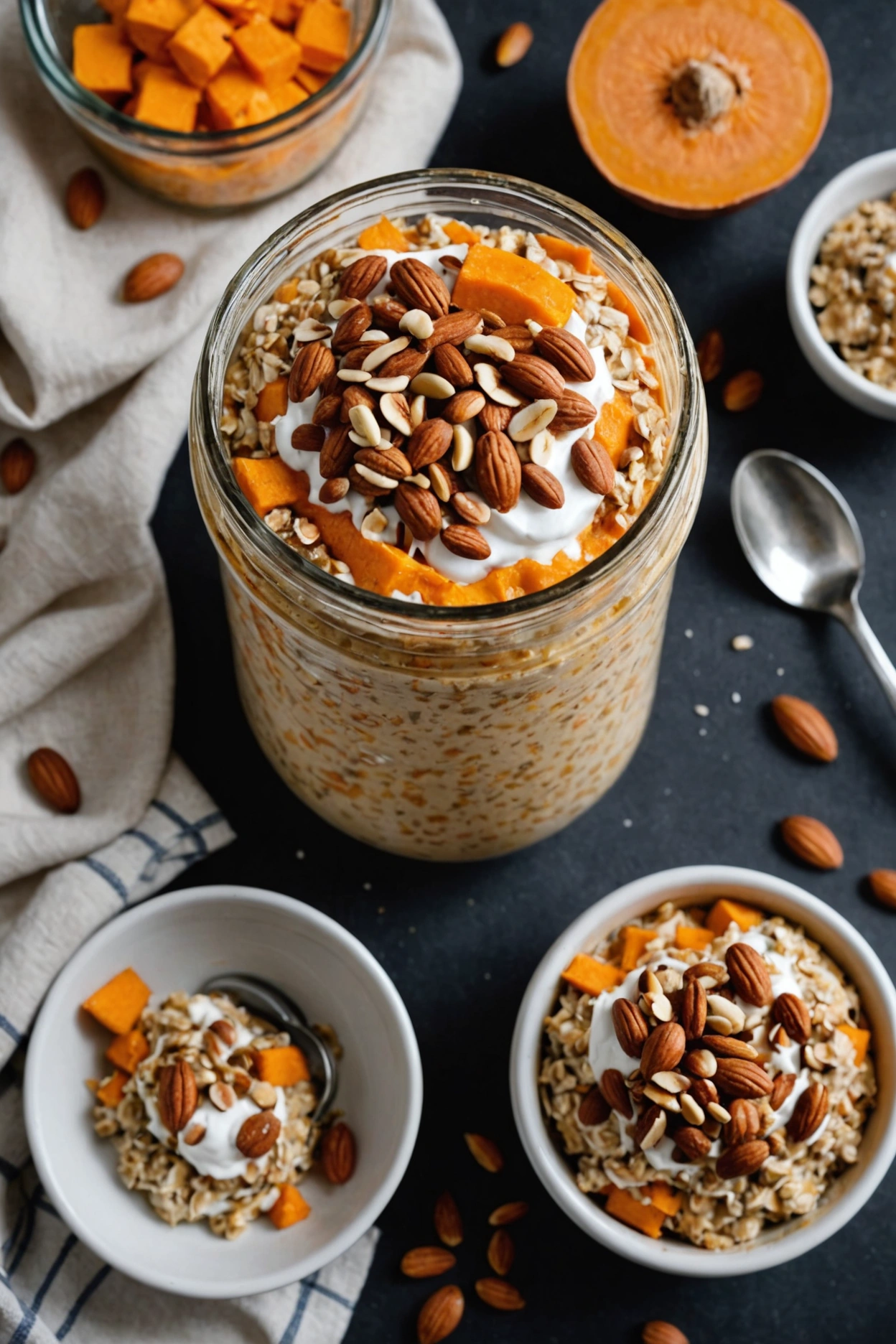 10. Sweet Potato Pie Overnight Oats