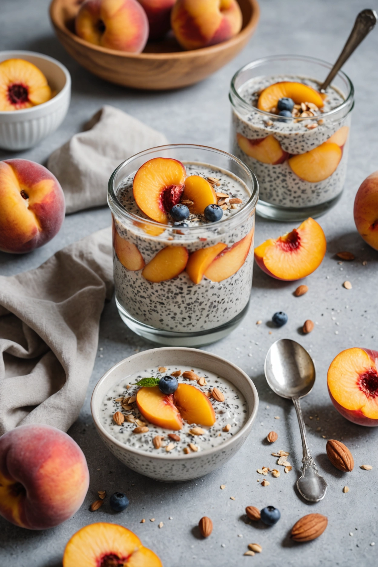 11. Peach Chia Pudding