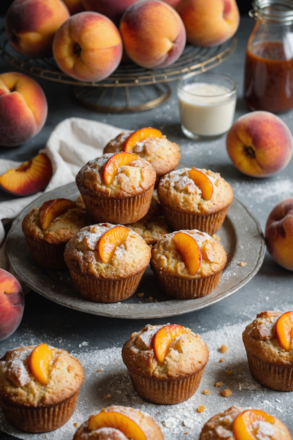 11. Peach Muffins