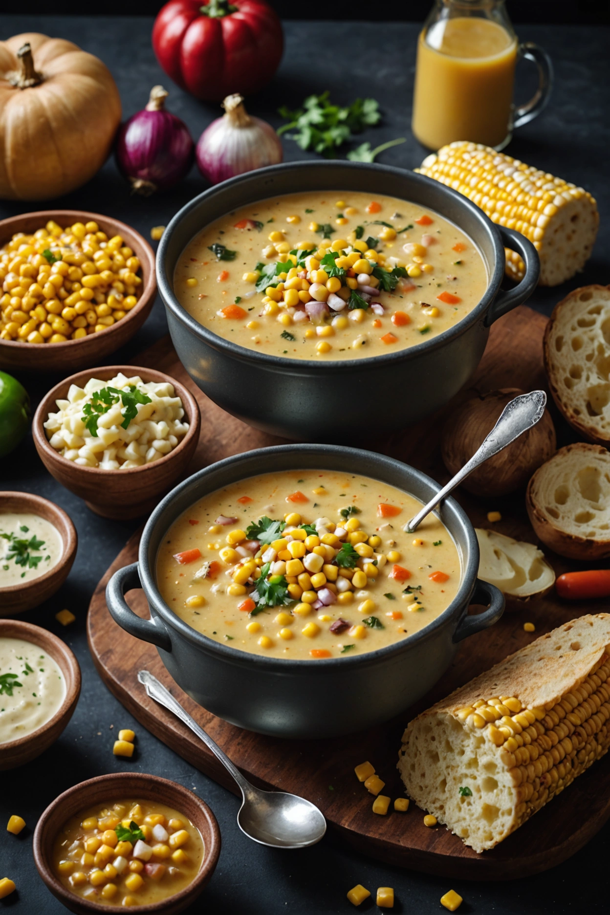 11. Smoky Corn Chowder Fall Soup