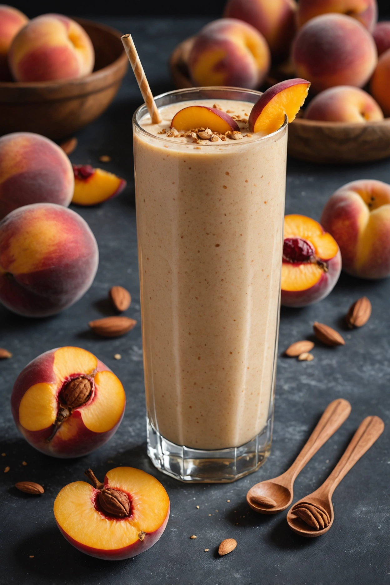 11. Spiced Peach Smoothie