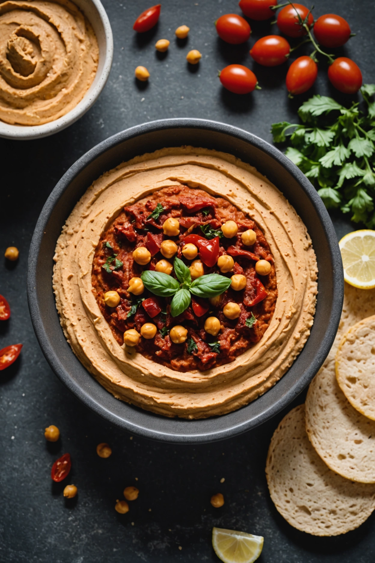 11. Sun-Dried Tomato Hummus