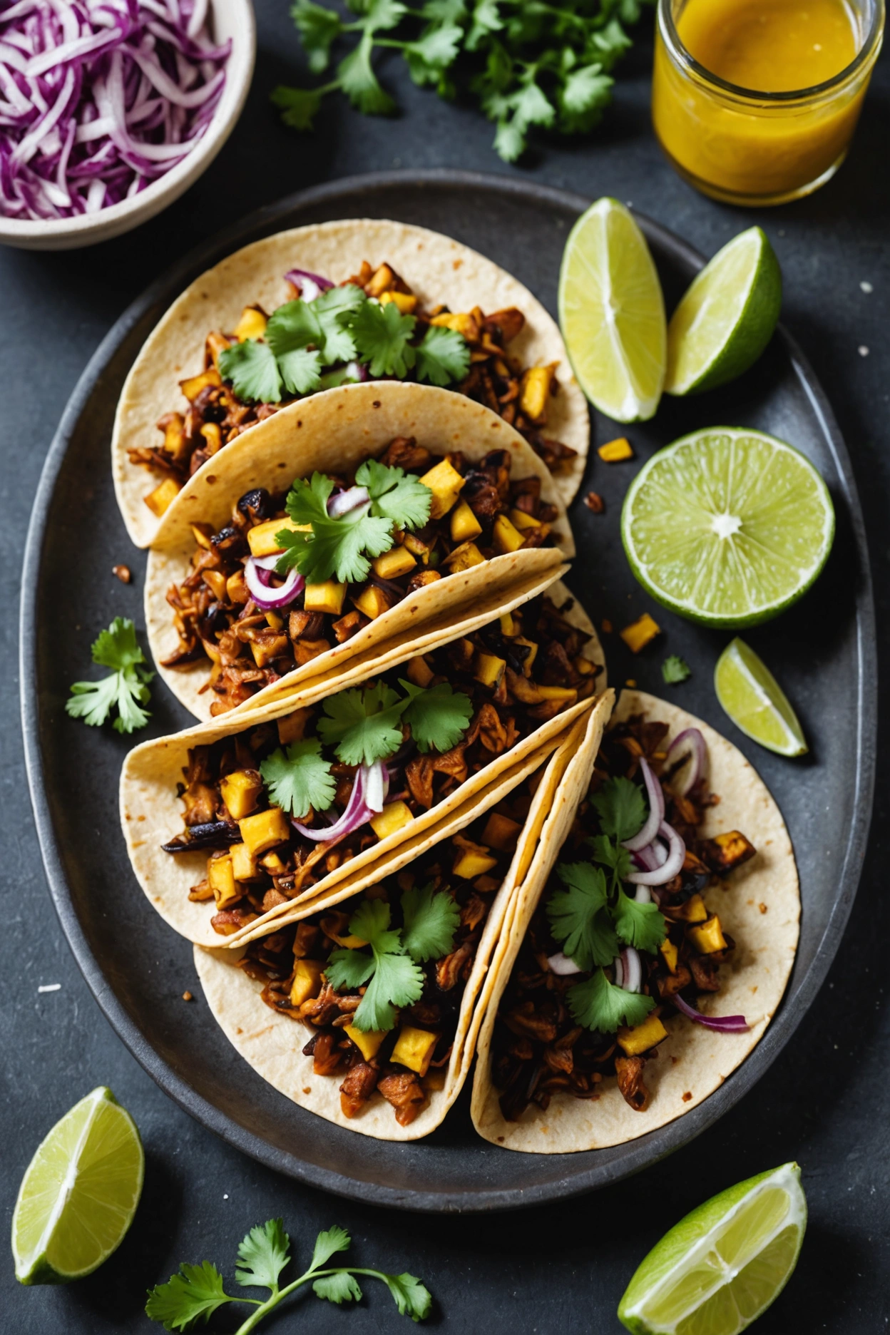 12. Jackfruit BBQ Vegan Tacos