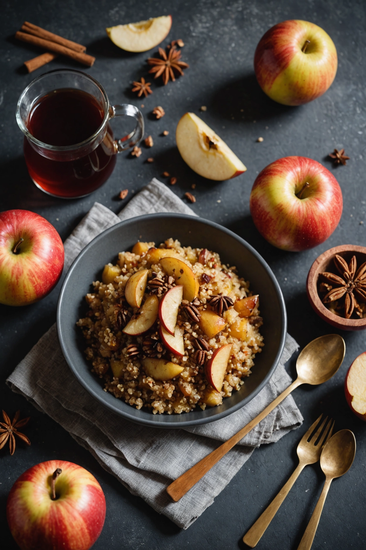 12. Quinoa with Roasted Apples