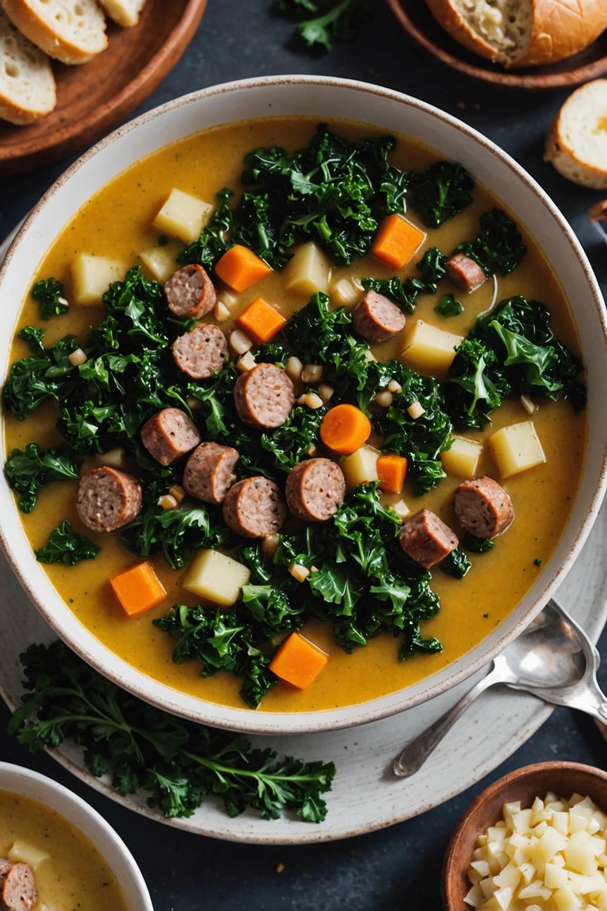 12. Sausage and Kale Fall Soup