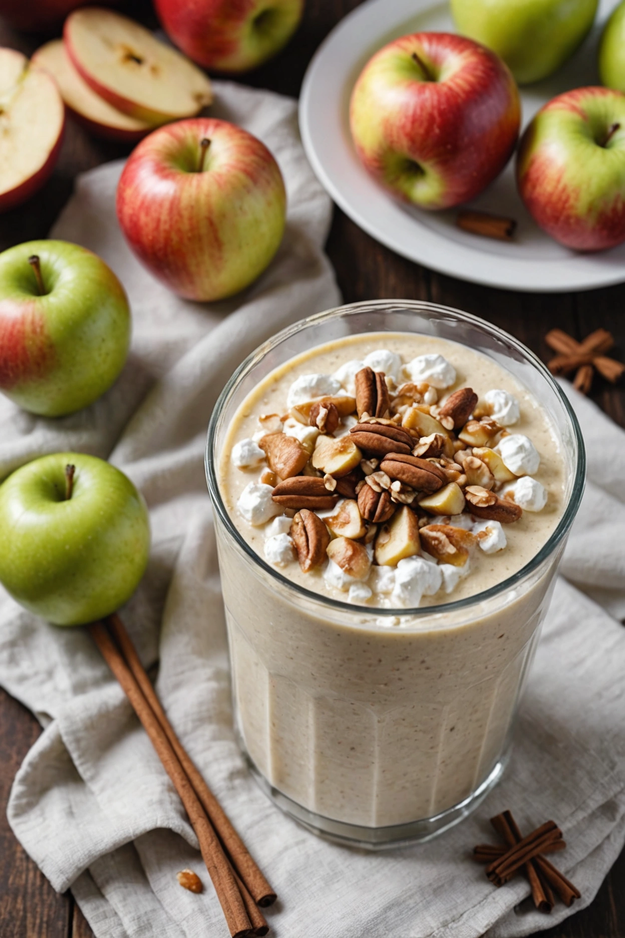 13. Apple Pie Cottage Cheese Smoothie