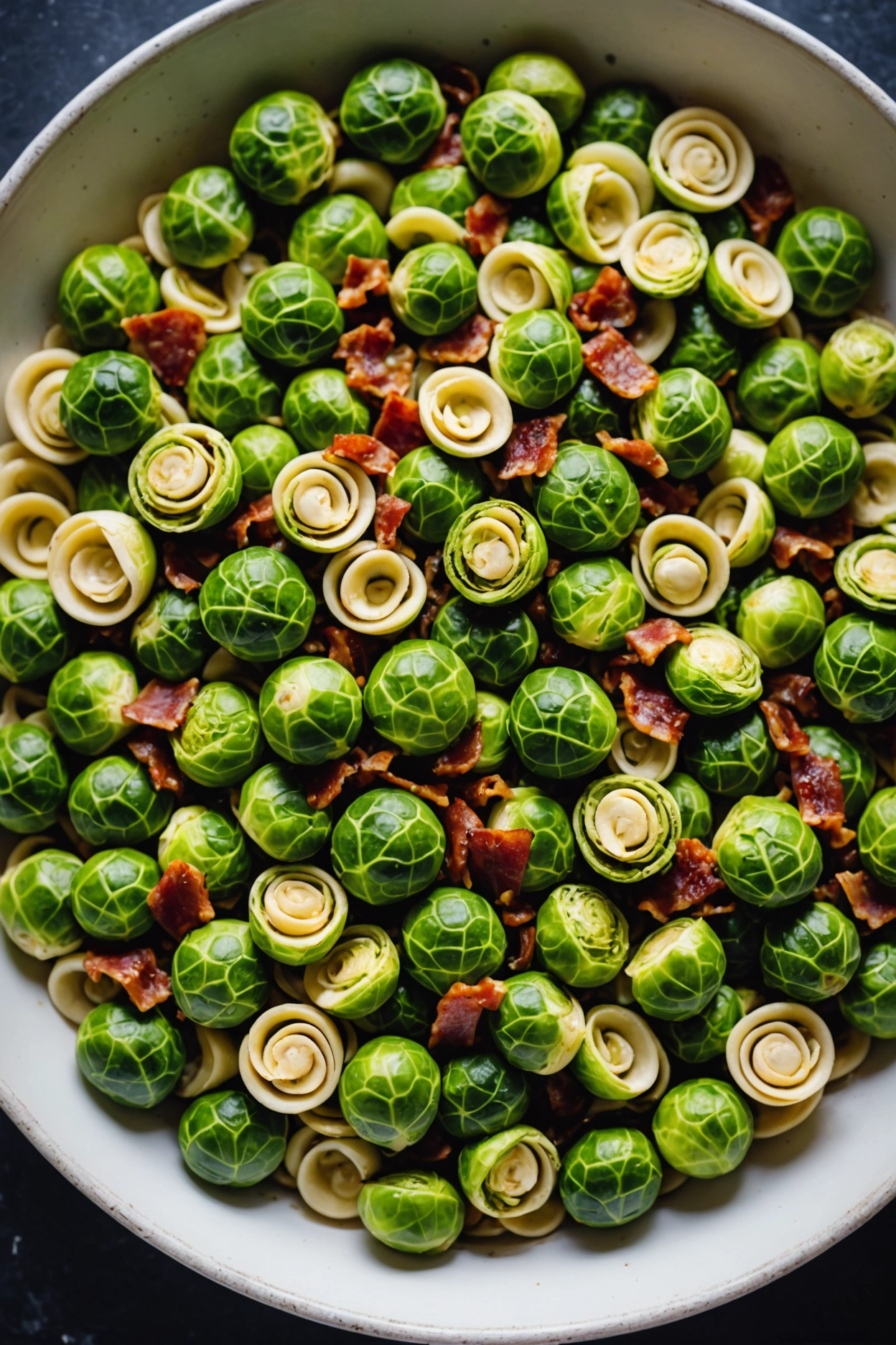 13. Brussels Sprouts and Bacon Orecchiette