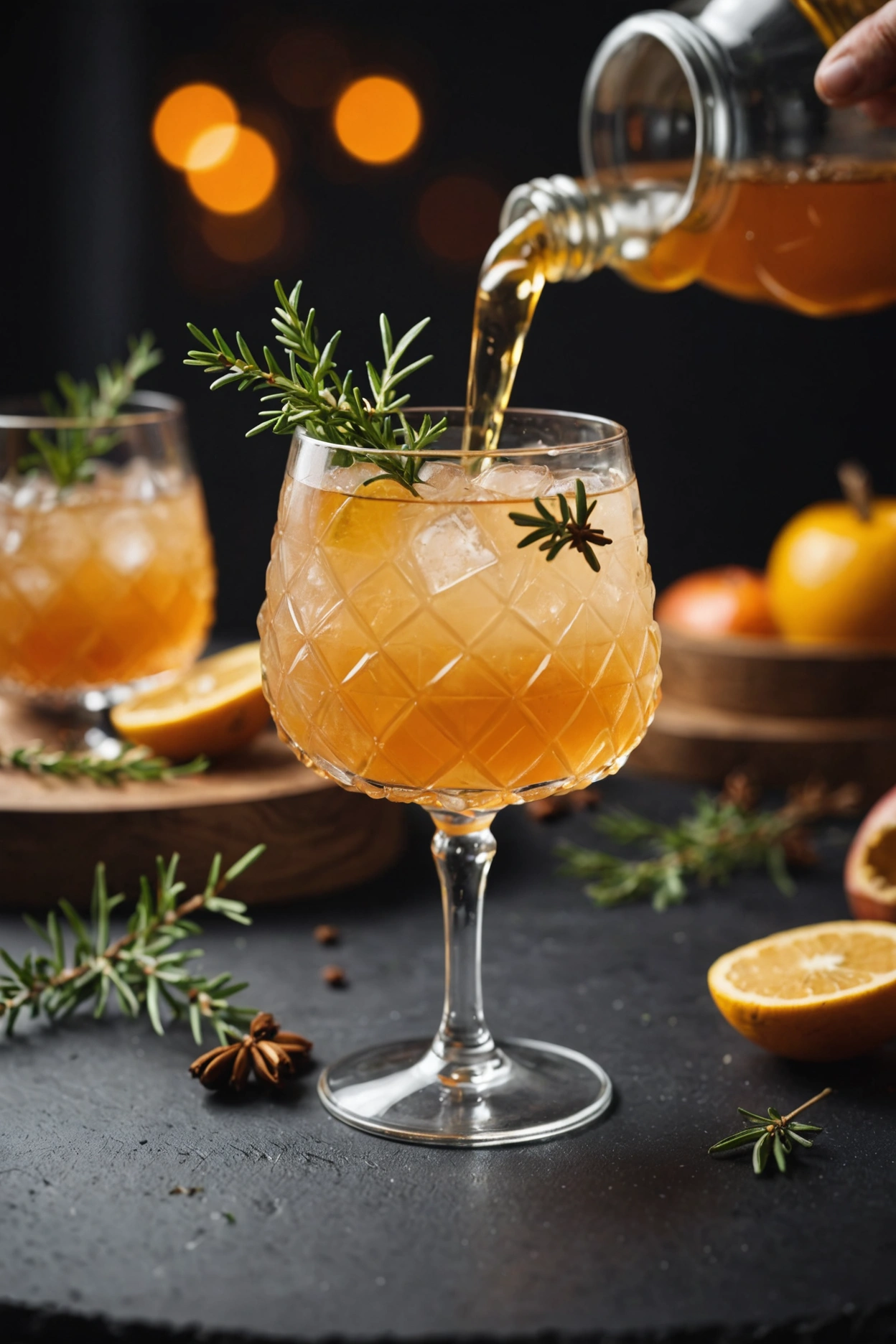 13. Honey Thyme Fall Cocktail