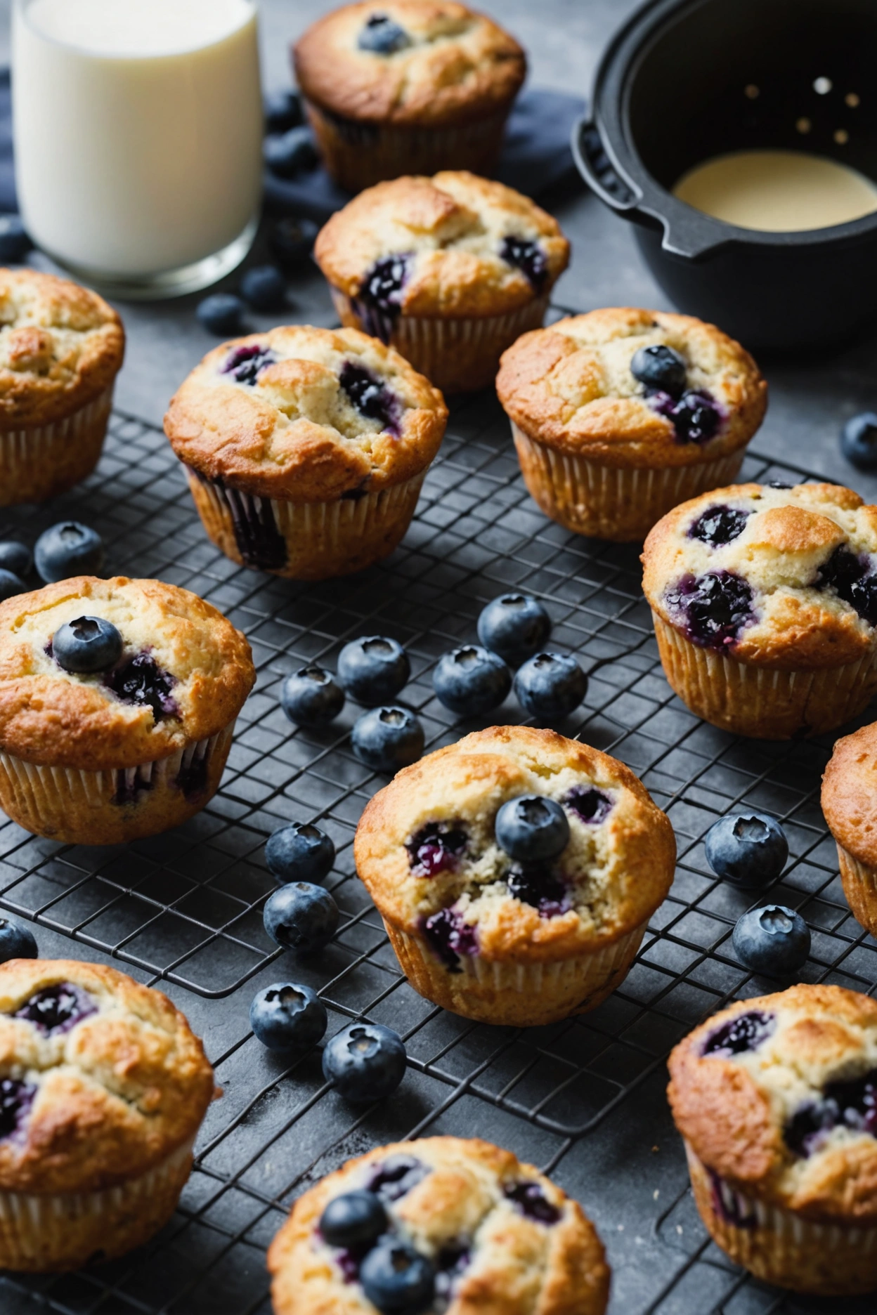 14. Blueberry Muffins