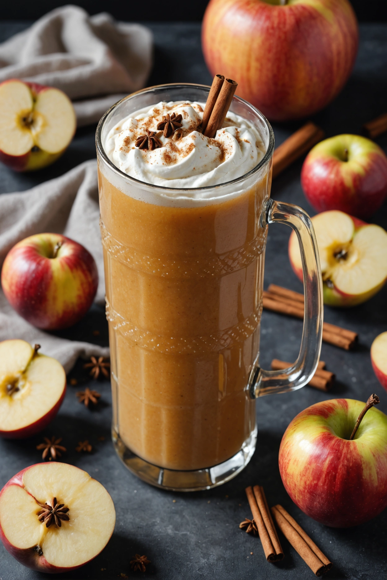 15. Mulled Cider Fall Smoothie