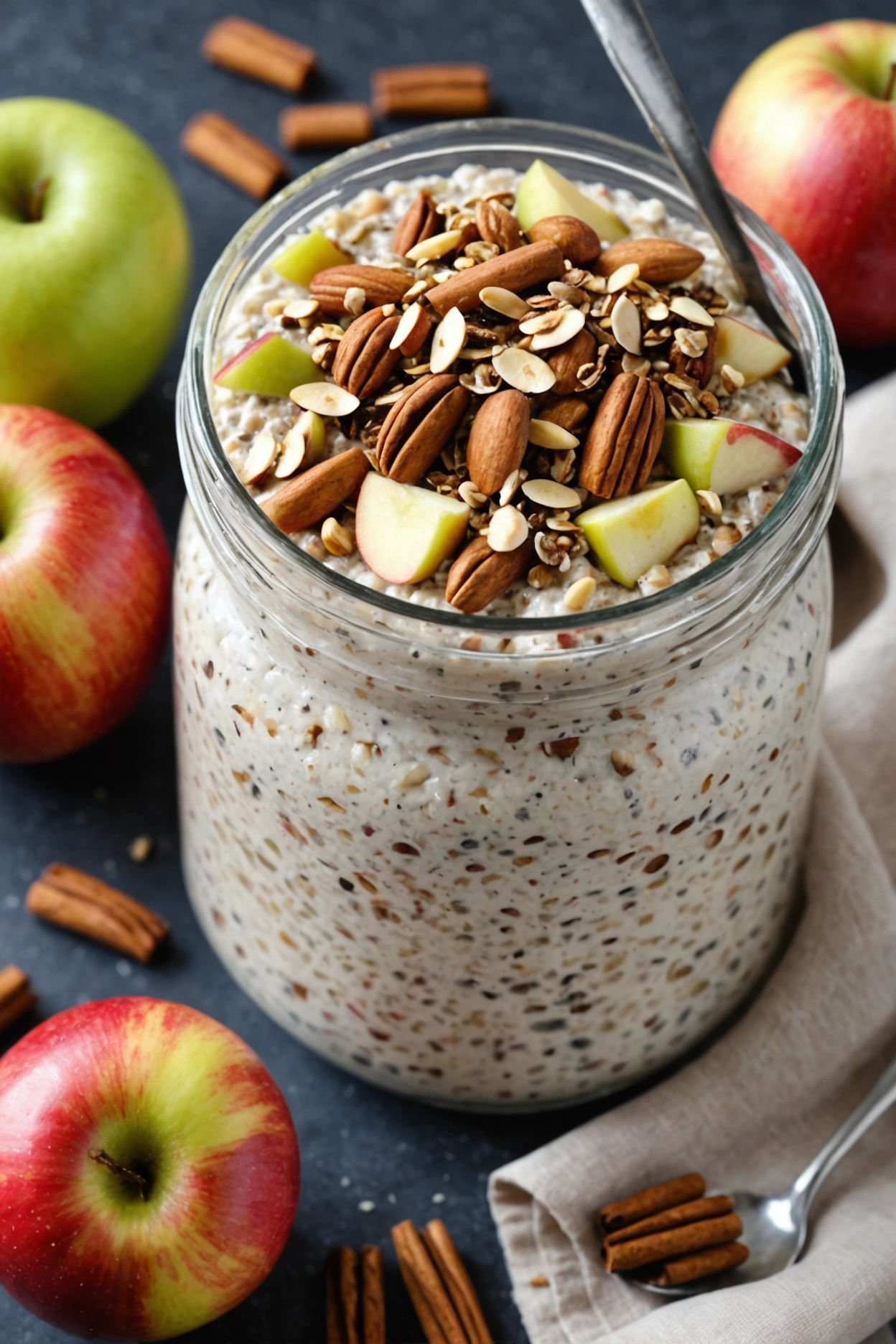 2. Apple Cinnamon Overnight Oats