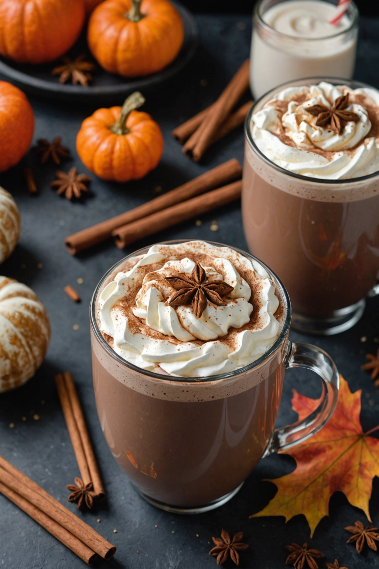 2. Maple Cinnamon Fall Hot Chocolate