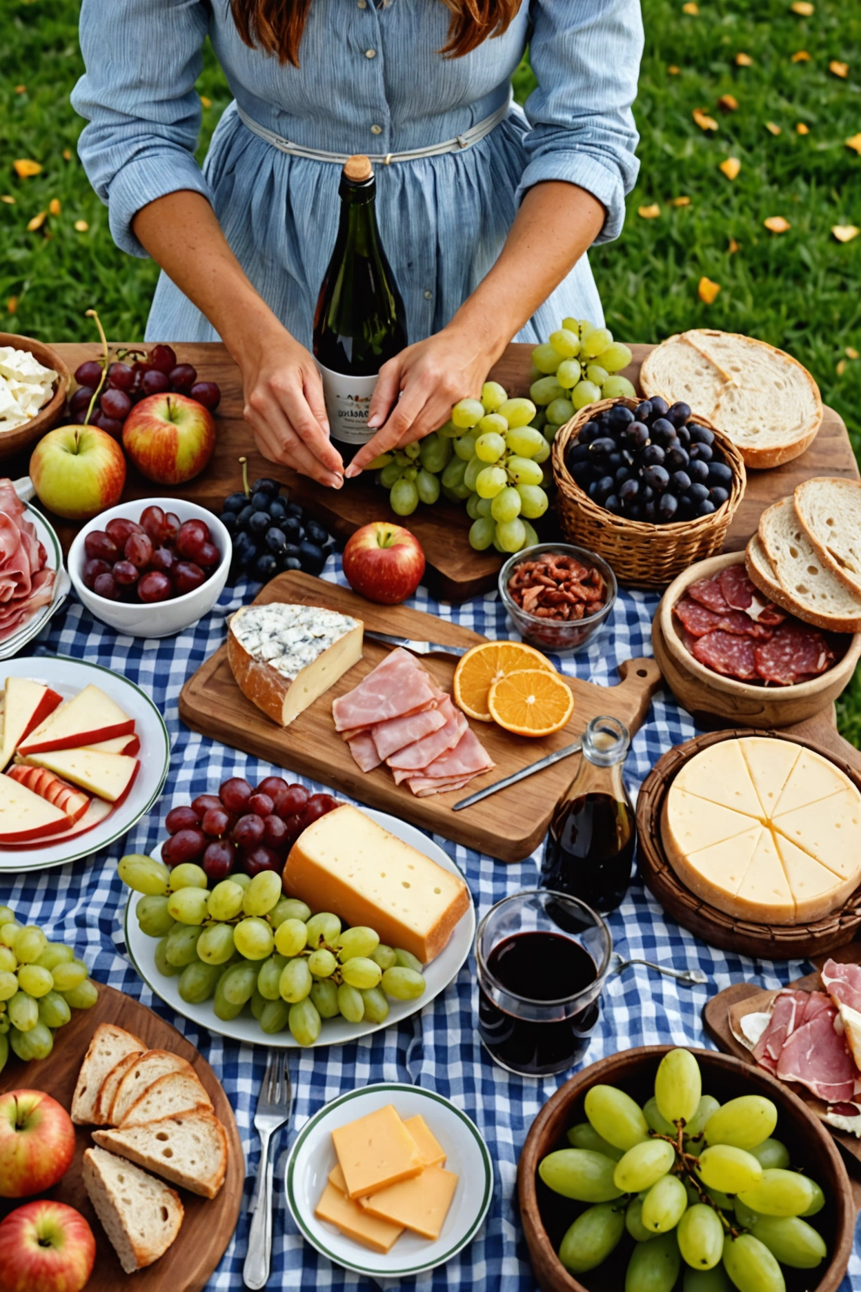 2. Picnic Girl Dinner