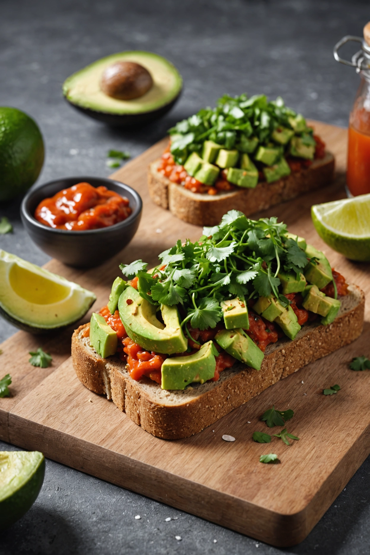 2. Spicy Sriracha Avocado Toast