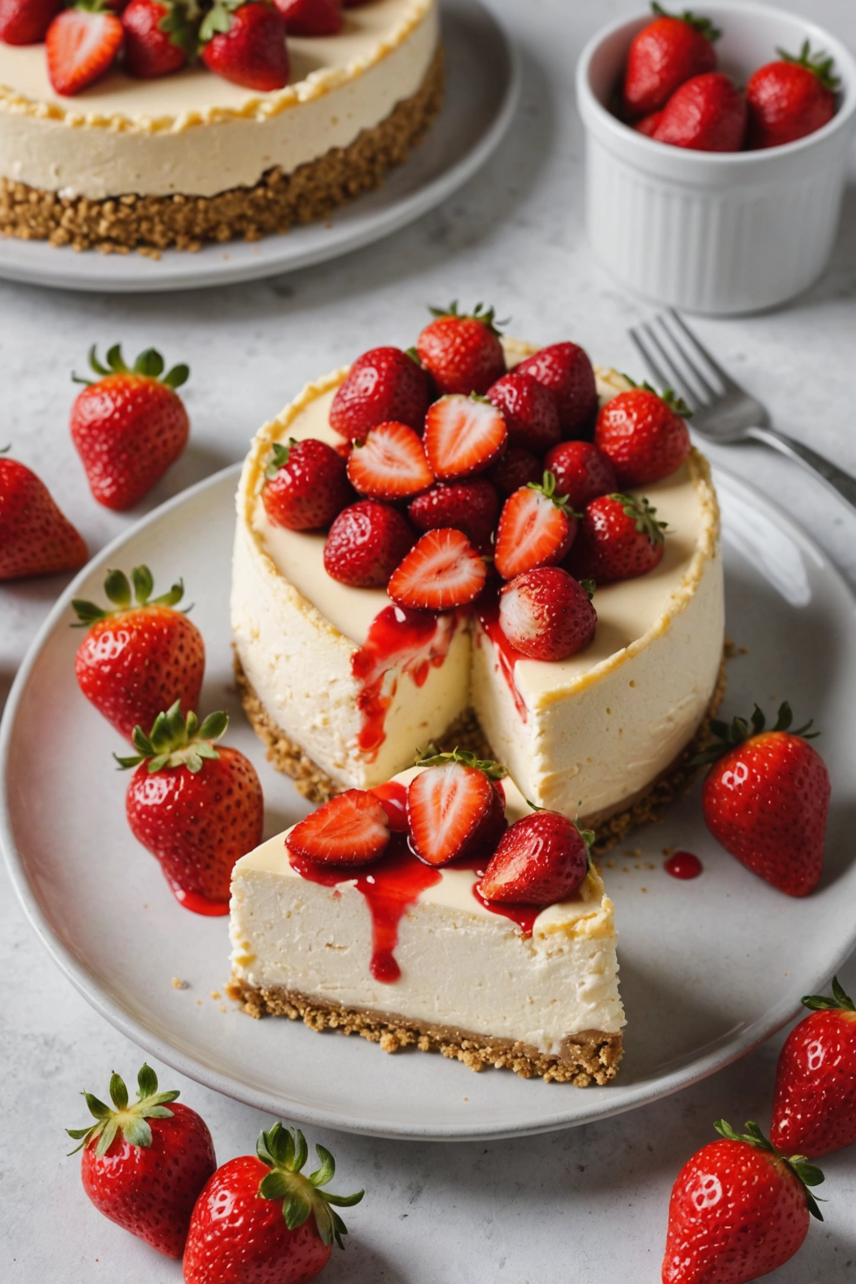 2. Strawberry Cheesecake