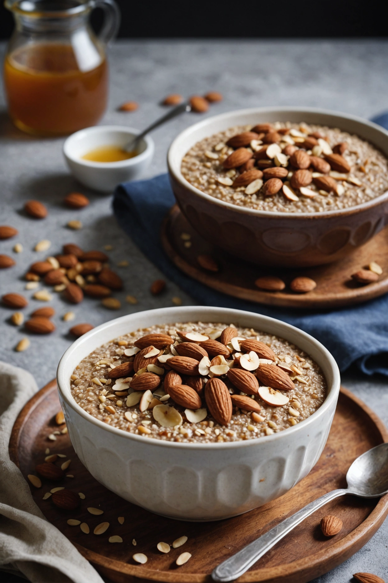 3. Buckwheat Pudding with Almonds