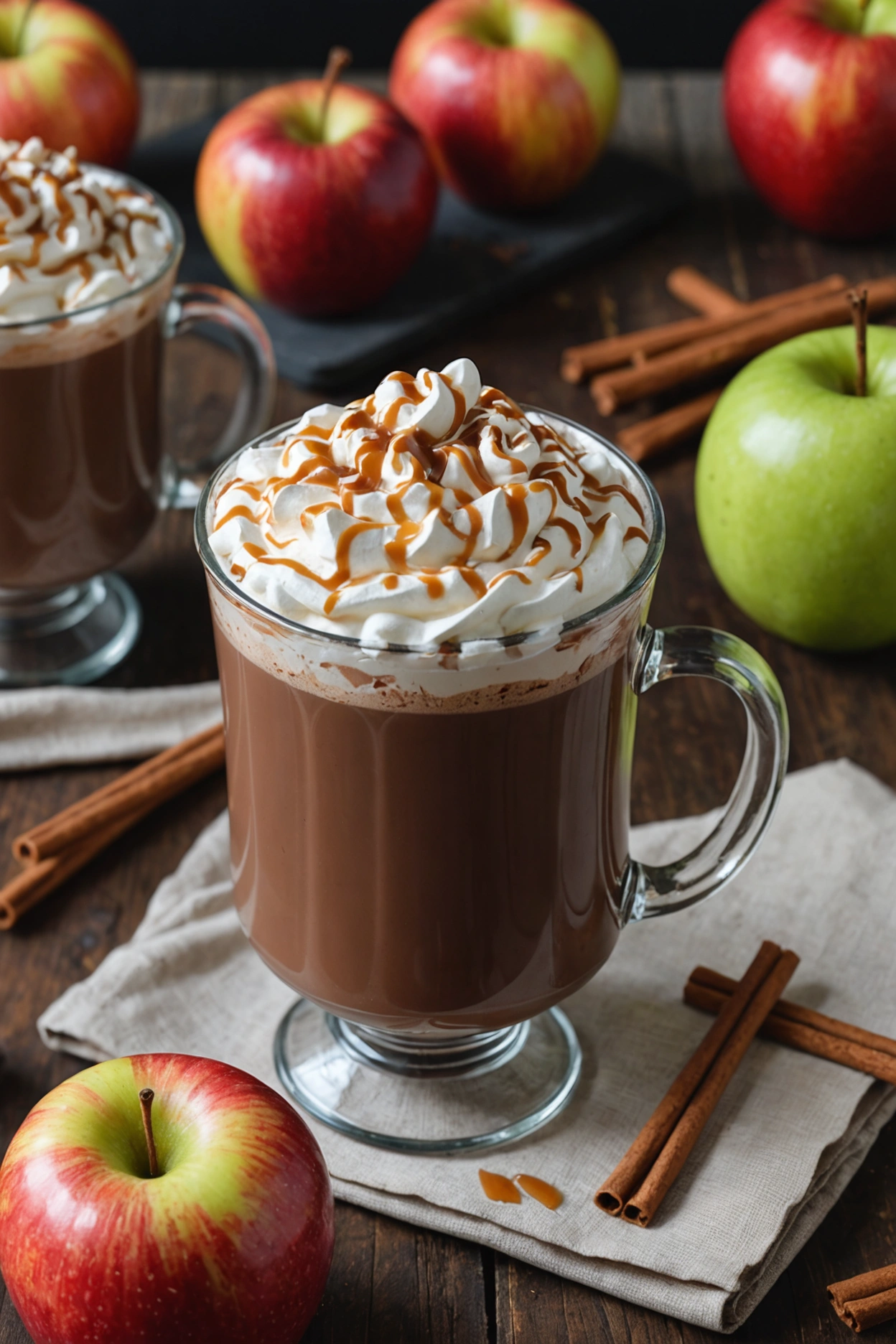 3. Caramel Apple Fall Hot Chocolate