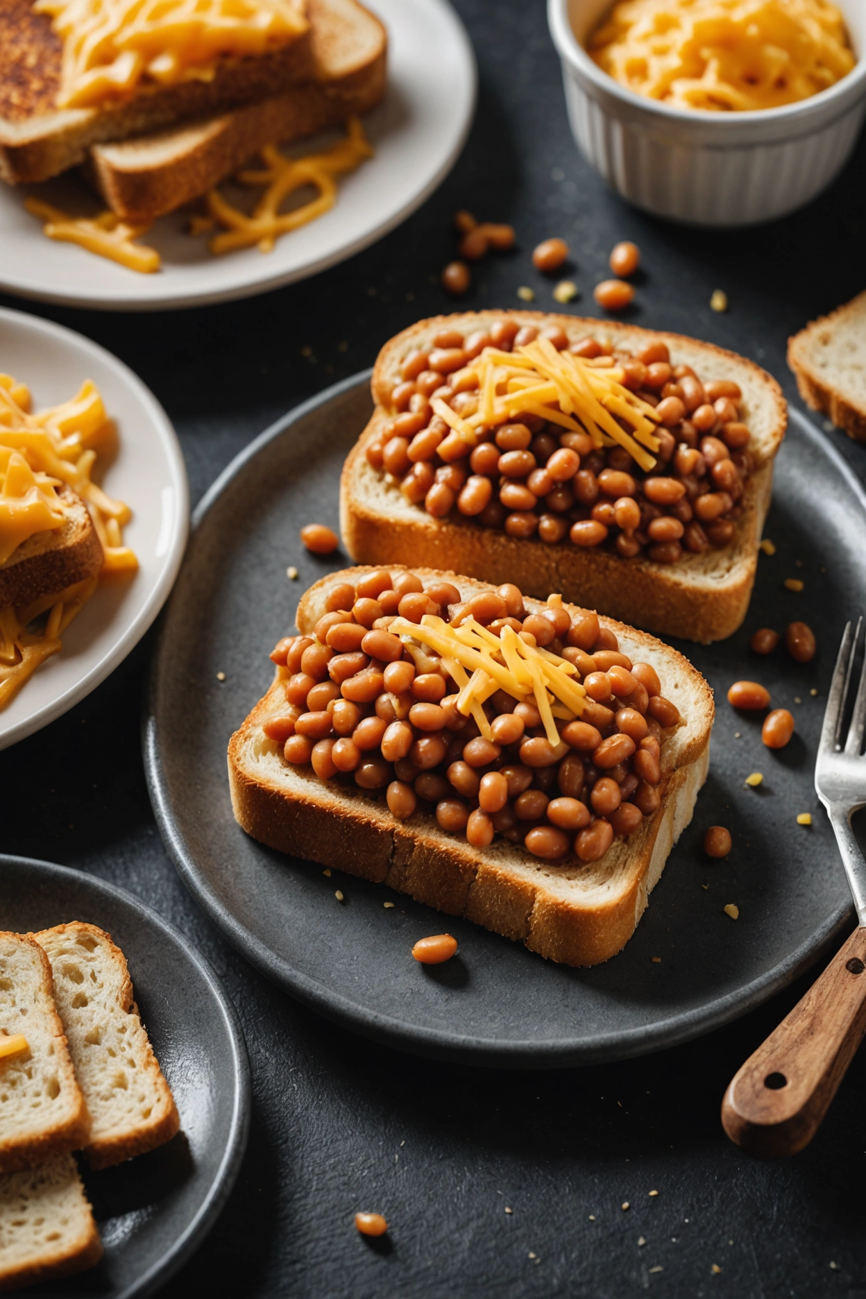 3. Cheesy Beans on Toast