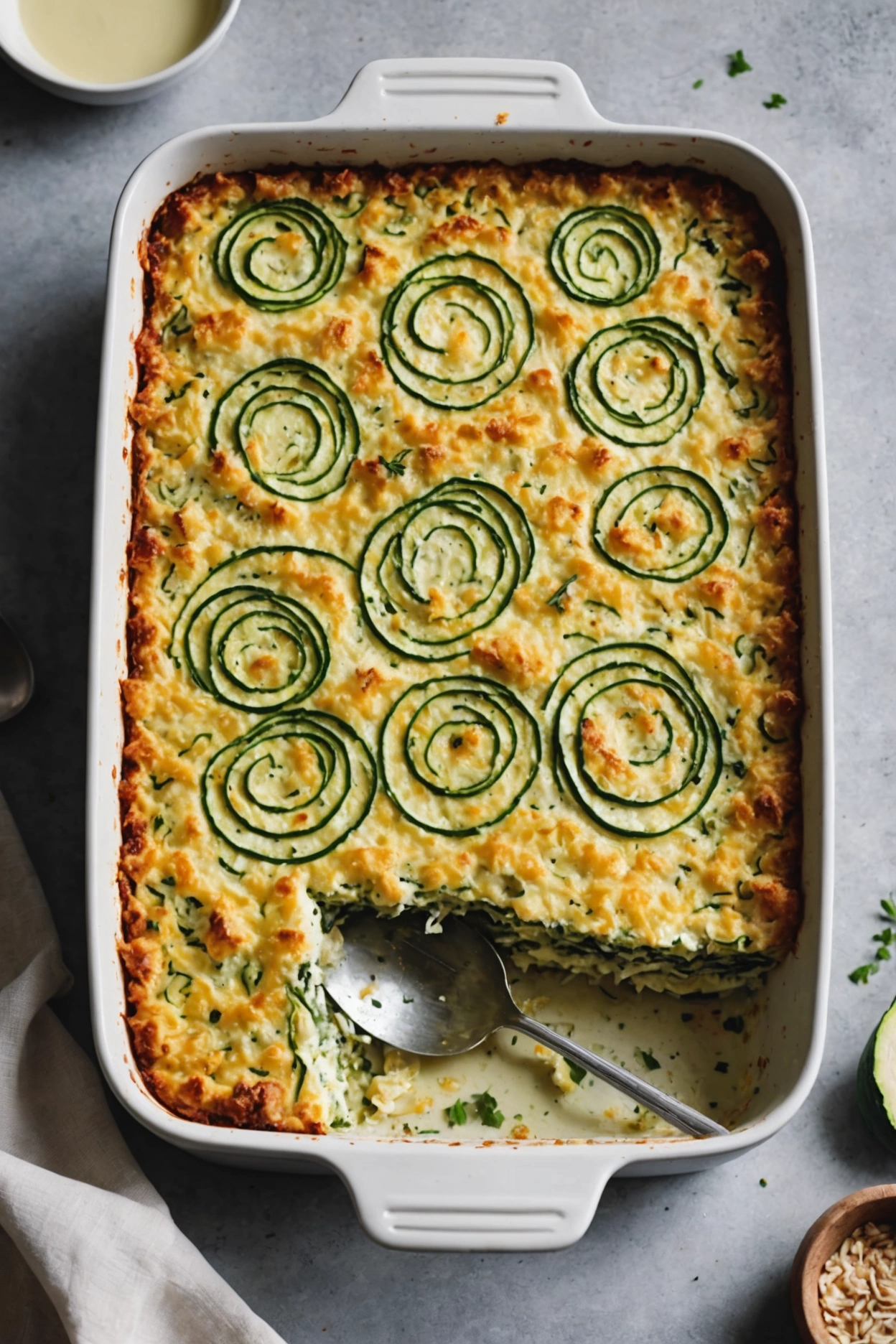 3. Creamy Zucchini Gratin