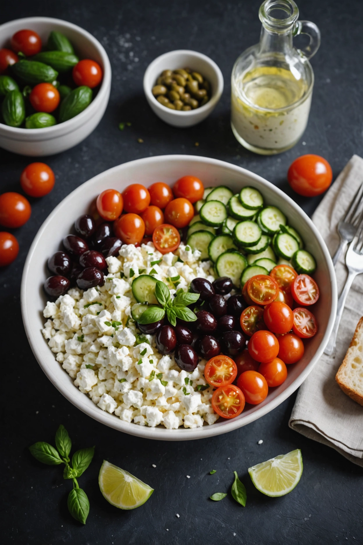 3. Greek Cottage Cheese Dinner Bowl