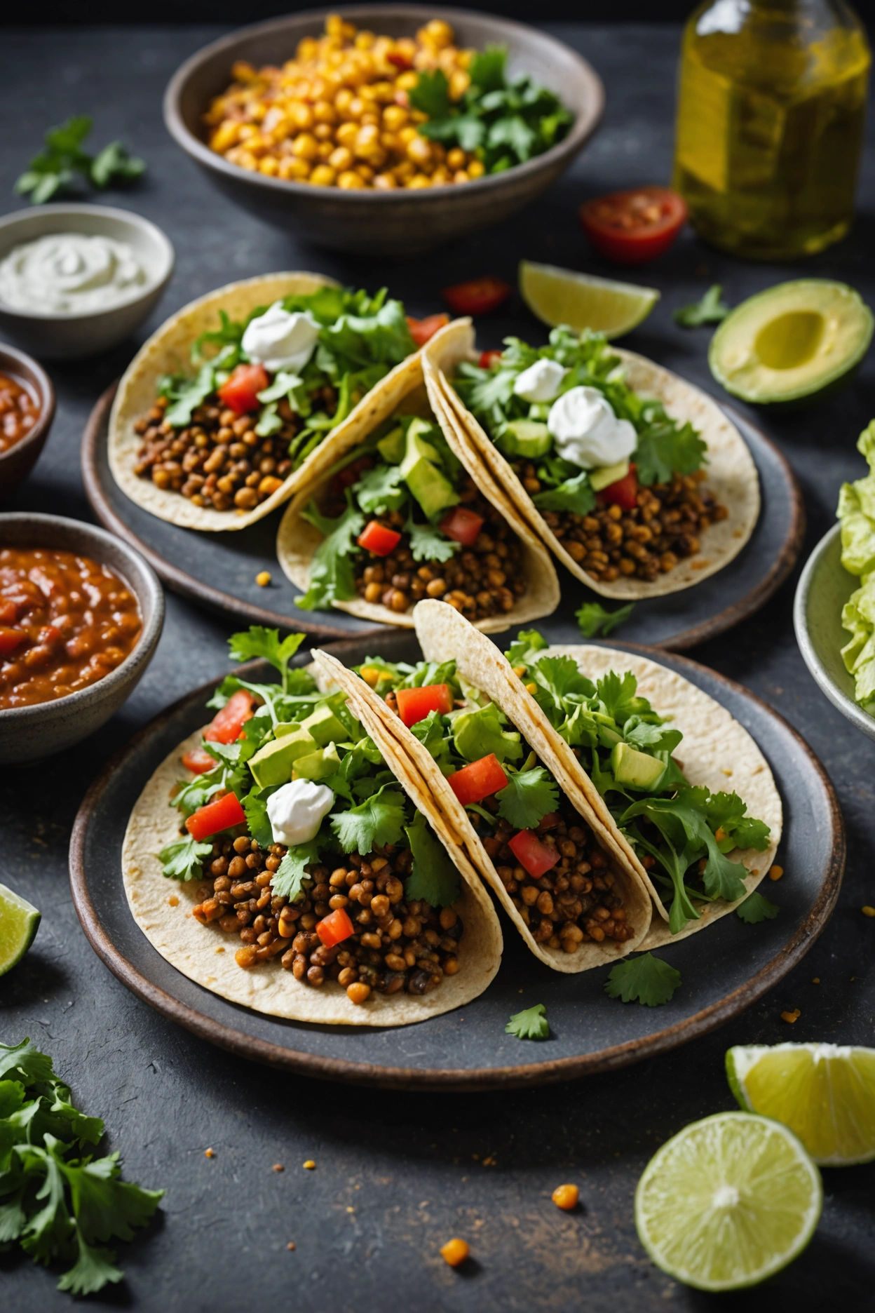 3. Spicy Lentil Vegan Tacos