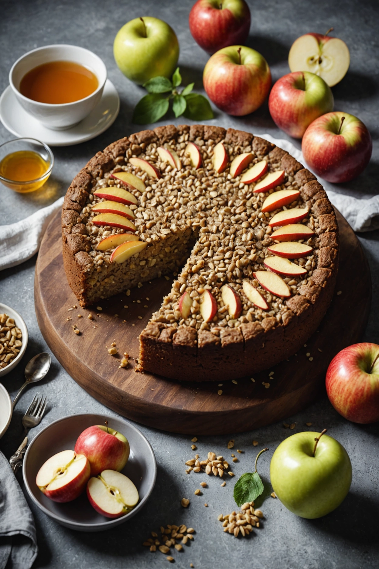 4. Buckwheat and Apple Cake