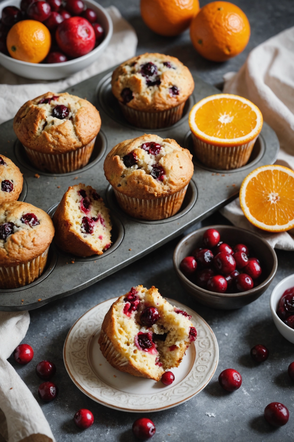 4. Cranberry Orange Muffins