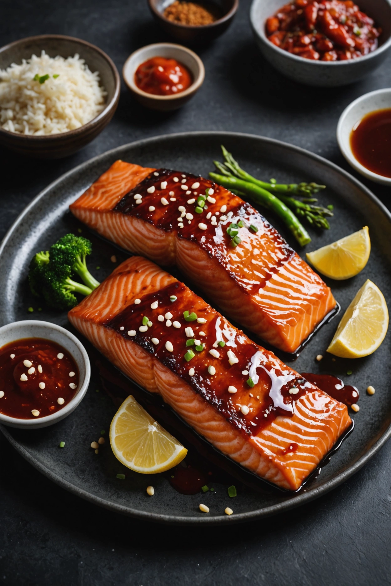 4. Gochujang Glazed Salmon