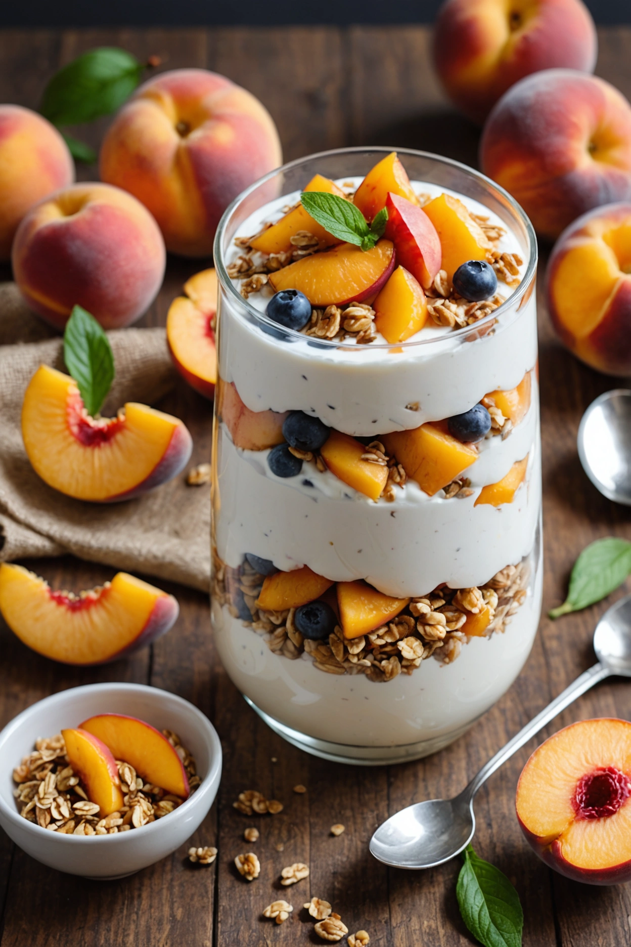 4. Peach Yogurt Parfait