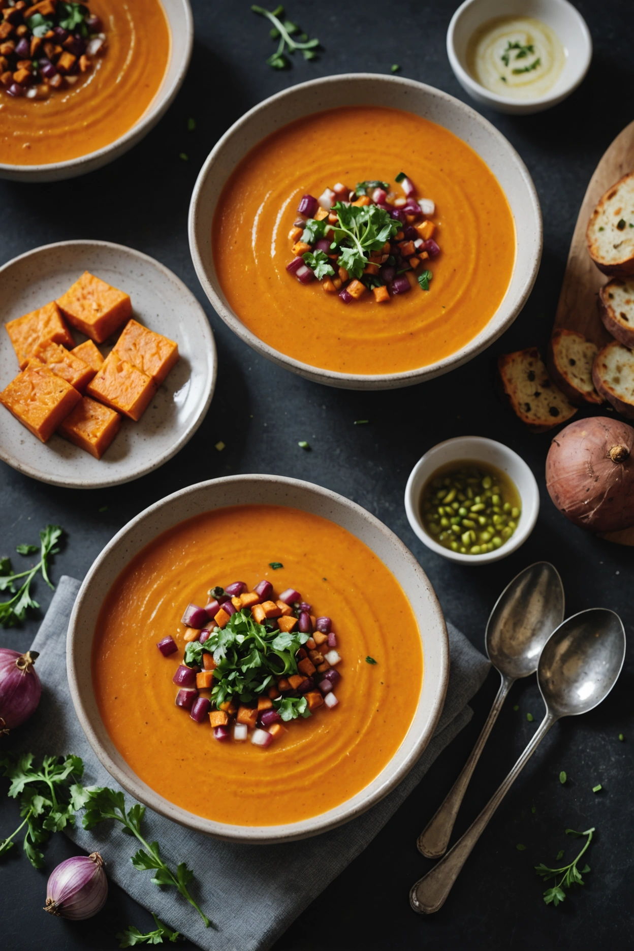 4. Roasted Sweet Potato Fall Soup