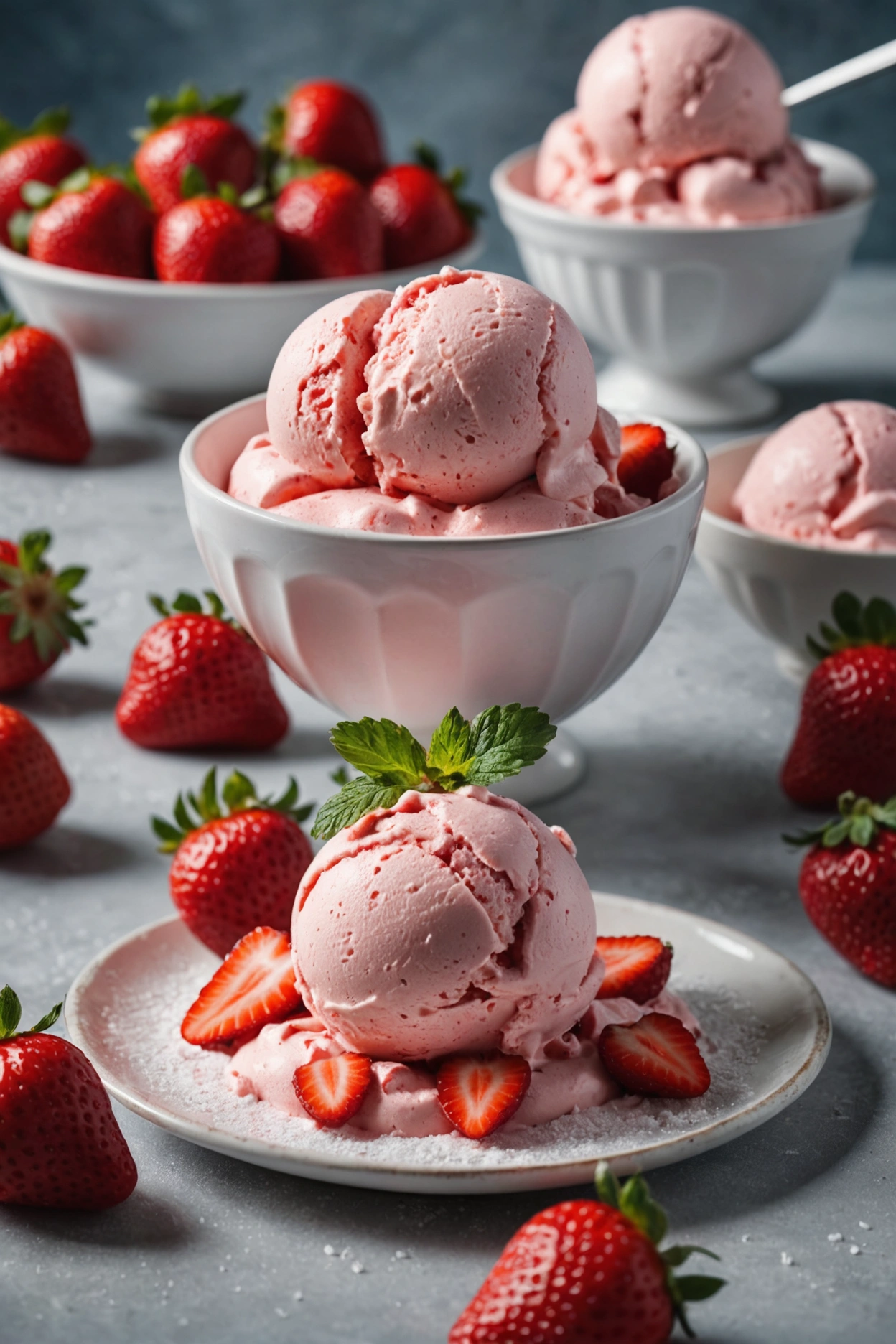 4. Strawberry Ice Cream