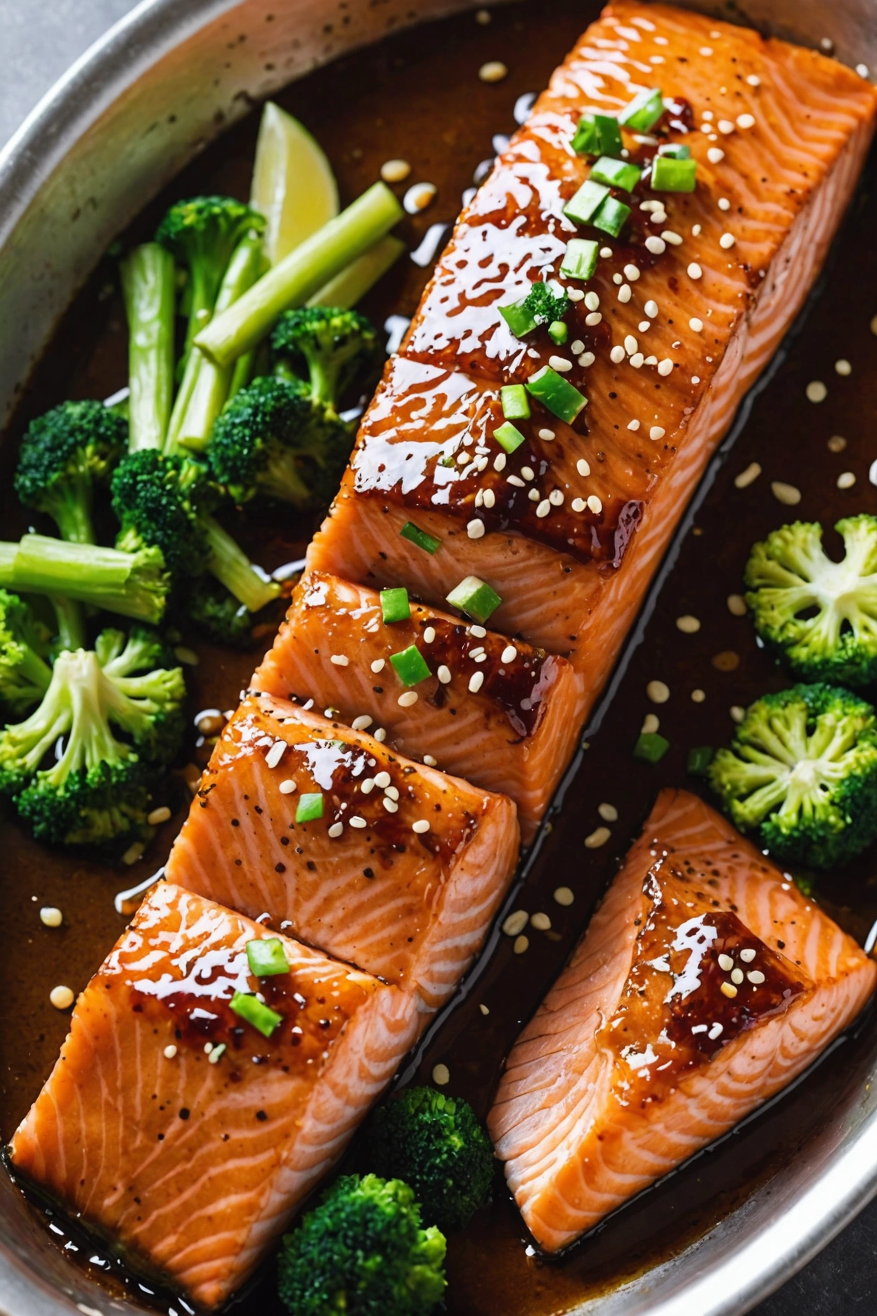 4. Teriyaki Baked Salmon