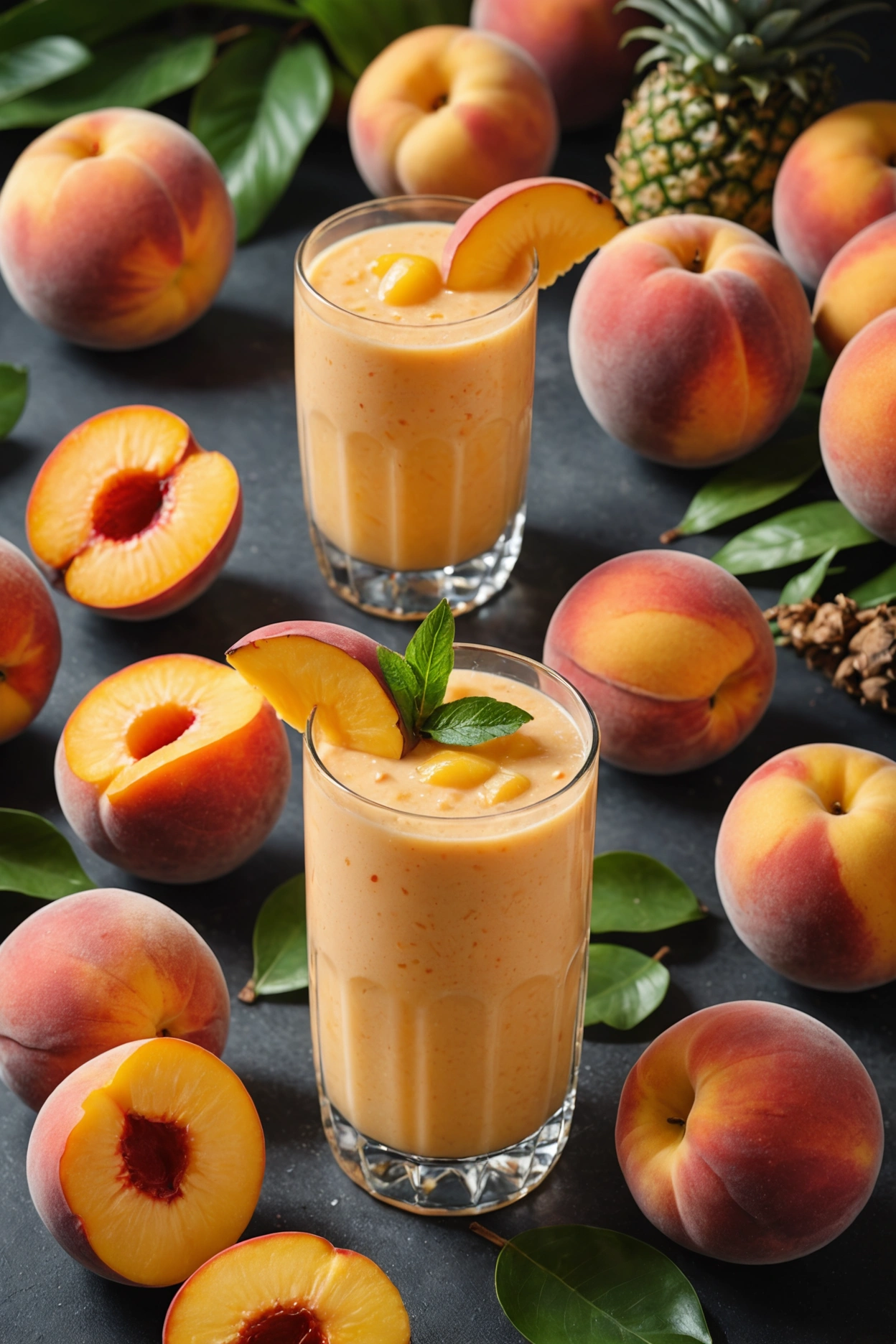 4. Tropical Peach Paradise