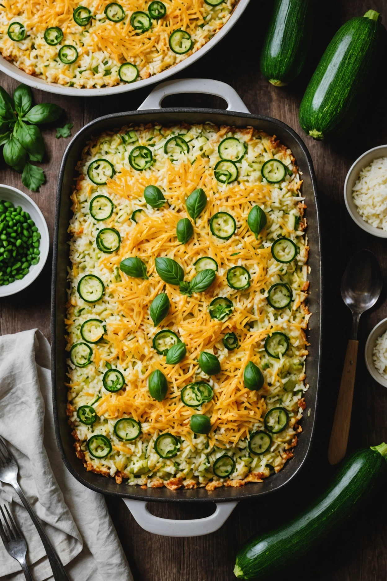 4. Zucchini and Rice Casserole