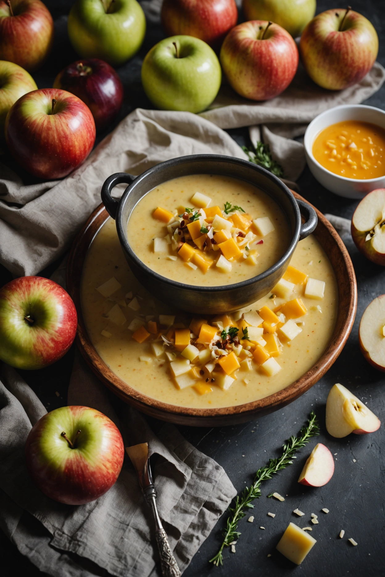 5. Apple and Cheddar Fall Soup